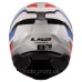 Мотошолом LS2 FF808 Stream 2 Vintage White Blue Red (M)