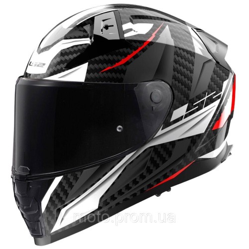 Мотошолом LS2 FF811 Vector 2 C Savage White Red Grey (L)