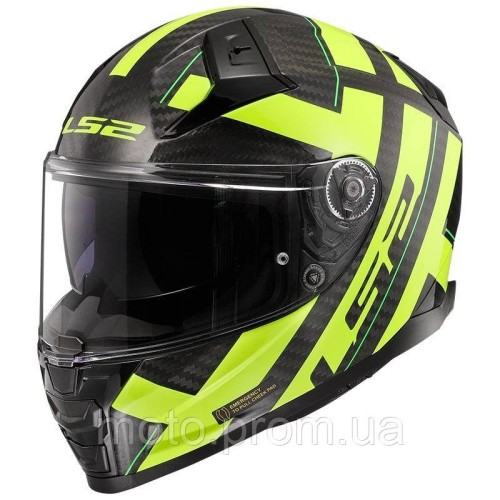Мотошолом LS2 FF811 Vector 2 C Strong Gloss Yellow (M)