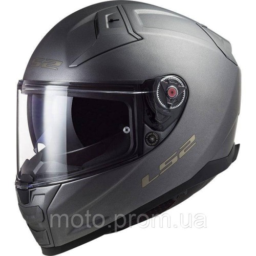 Мотошолом LS2 FF811 Vector 2 Solid Matt Titanium (XL)