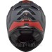 Мотошолом LS2 FF811 Vector 2 Splitter Matt Titanium Red (L)