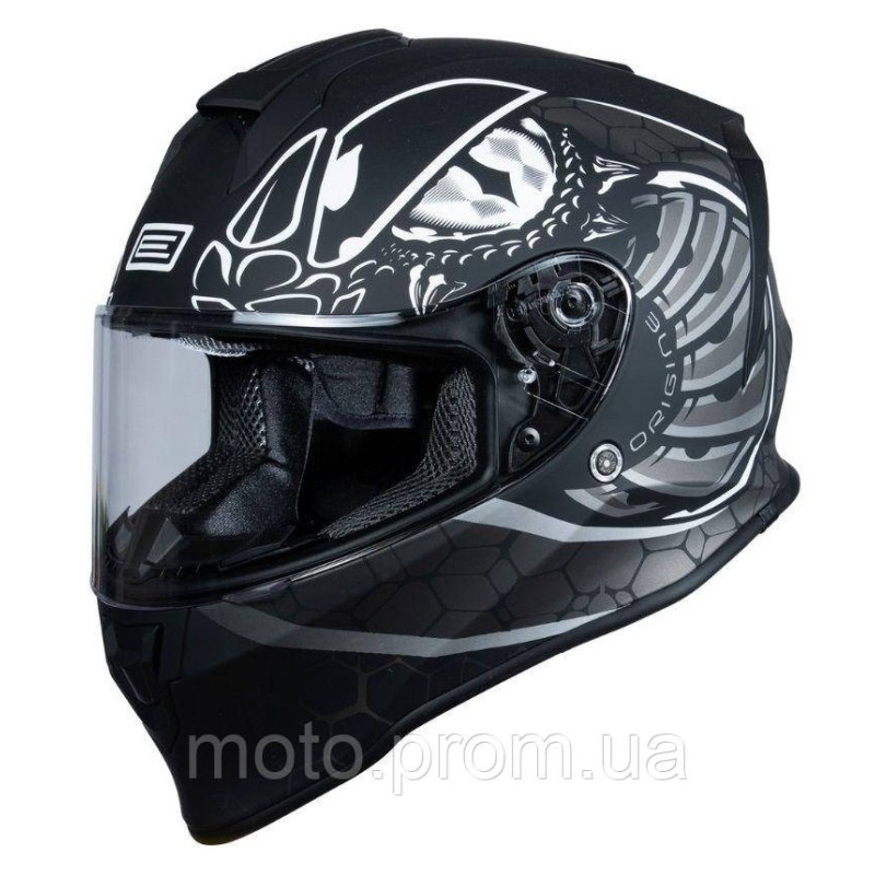 Мотошолом Origine Dinamo Fighter Titanium Black Matt (XL)