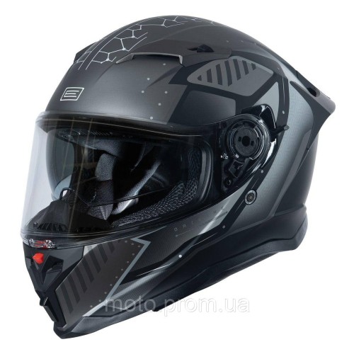 Мотошолом Origine Force Bunker Grey Black Matt (M)