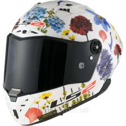 Шолом LS2 FF805 Thunder C GP Aero Flowers White (S) Шолом LS2 FF805 Thunder C GP Aero Flowers White (S)