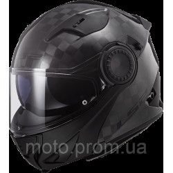 Мотошолом LS2 FF313 Vortex Gloss Carbon (S)