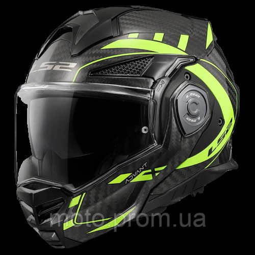Мотошолом LS2 FF901 Advant X C Future Hi-Vis Yellow (S)