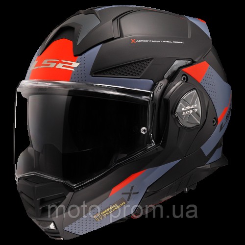 Мотошолом LS2 FF901 Advant X Oblivion Matt Black Blue (S)