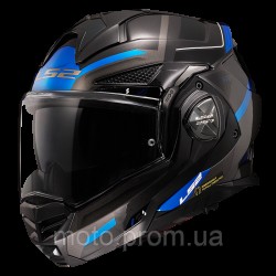 Мотошолом LS2 FF901 Advant X Spectrum Black Titanium Blue (XXL) Мотошолом LS2 FF901 Advant X Spectrum Black Titanium Blue (XXL)