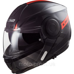 Мотошолом LS2 FF902 Scope Hamr Gloss Black Titanium Red (XS) Мотошолом LS2 FF902 Scope Hamr Gloss Black Titanium Red (XS)