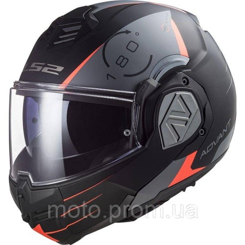 Мотошолом LS2 FF906 Advant Codex Matt Black Titanium (M)