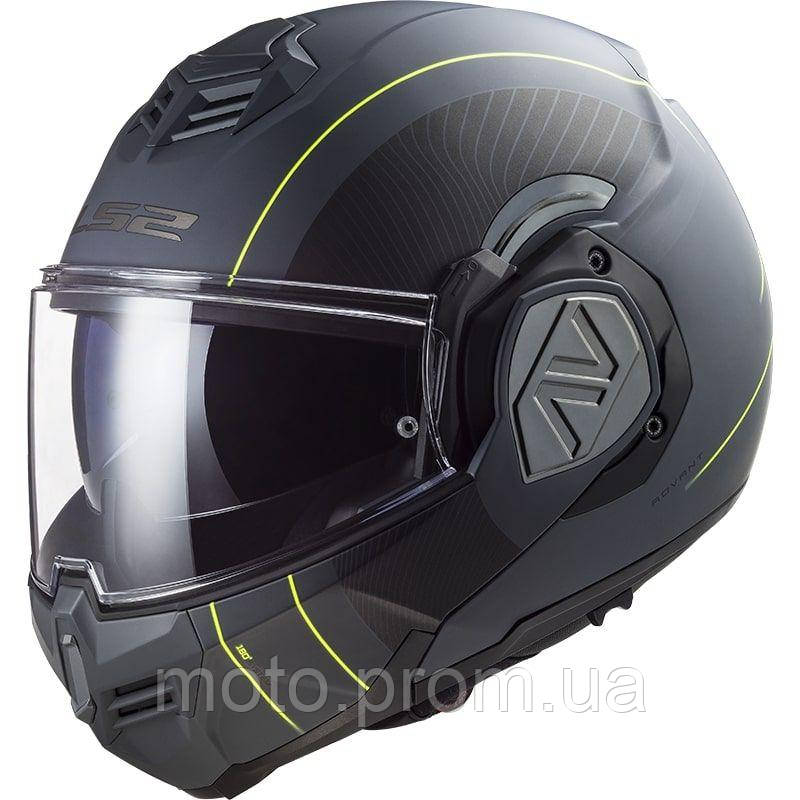 Мотошолом LS2 FF906 Advant Cooper Matt Titanium Black (M)
