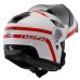 Мотошолом LS2 FF908 Strobe 2 Autox White Red (XL)