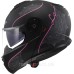 Мотошолом LS2 FF908 Strobe 2 Lux Matt Black Pink (M)