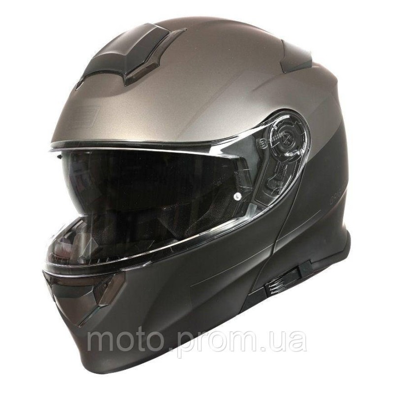 Мотошолом Origine Delta Basic Virgin Titanium Black Matt (S)