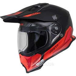 Мотошолом Just1 J14-F Elite Fluo Red Black (S)