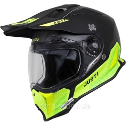Мотошолом Just1 J14-F Elite Fluo Yellow Black (M)