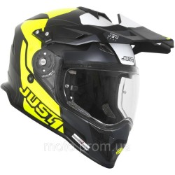 Мотошолом Just1 J34 Pro Tour Fluo Yellow/ Black (XL)