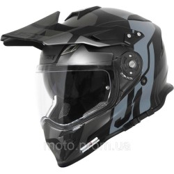 Мотошолом Just1 J34 Pro Tour Titanium/ Black (XL)