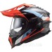 Мотошолом LS2 MX701 C Explorer Frontier Blue Fluo Orange (XL)