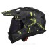Мотошолом LS2 MX702 Pioneer 2 Crazy Matt Black Hi-Vis Yellow (L)