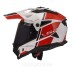 Мотошолом LS2 MX702 Pioneer 2 Hill White Red (L)