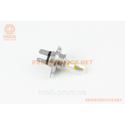 Лампа фари галоген H4 P43T 12V 55/60W хамелеон 