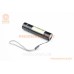 Ліхтар 1 LED+COB 300 lumen ручний, алюмінієвий, Li-ion 3.7V 450mAh зарядка від USB, вологозахисний, в пластиковому боксі, чорний