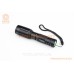 Ліхтар LED Cree XML-T6 (Zoom) 700 lumen ручний, алюмінієвий, АКБ Li-ion 3.7V 18650 зарядка від авто/220V, вологозахисний, чорний