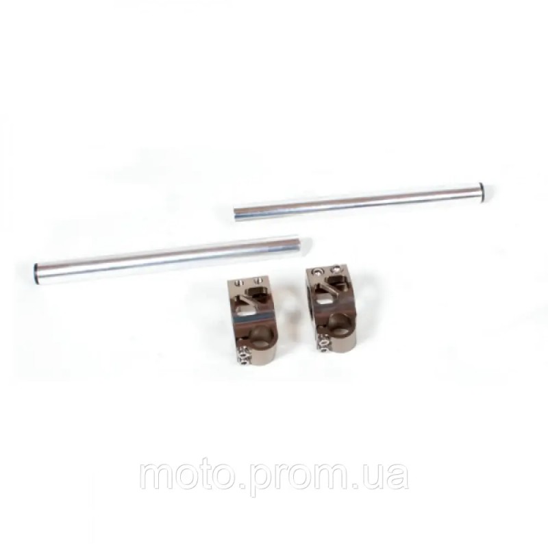 MT250-10 ТРУБКИ РУЛЯ (КЛИПОНЫ)+КРЕПЛЕНИЯ