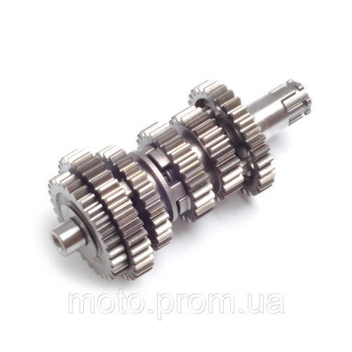 Вторичный вал КПП в сборе (L=147мм) Shineray XY150GY-11B