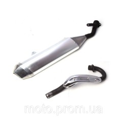 Глушитель в сборе Shineray XY250GY-6B