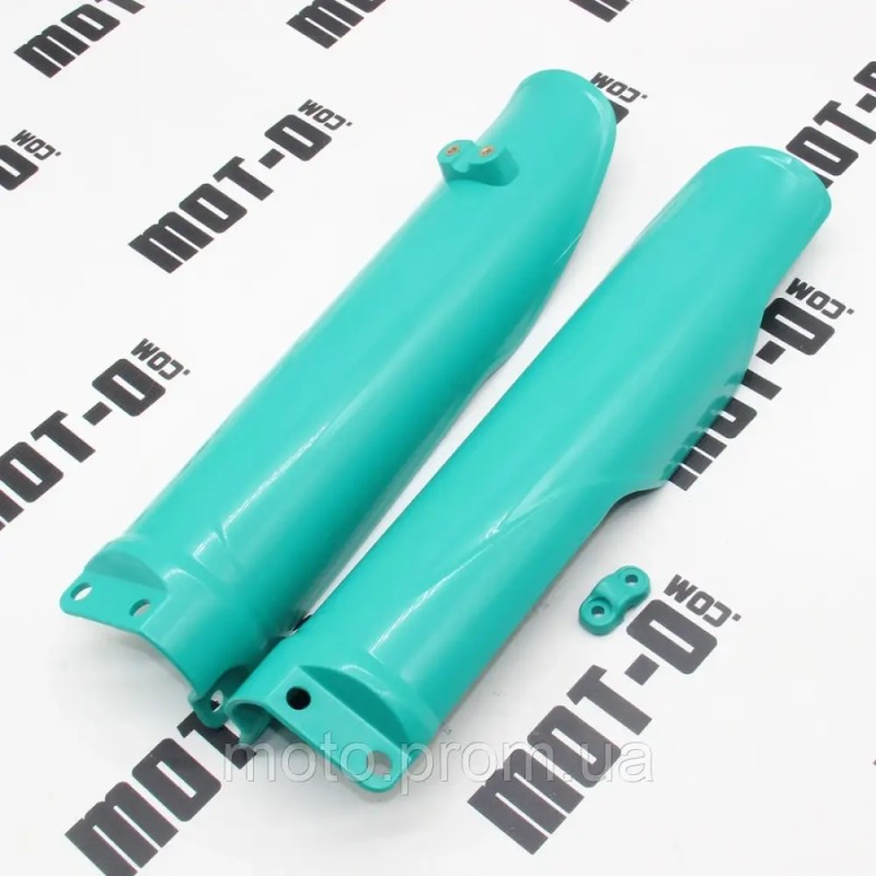 Защита передних амортизаторов, (л+п), зелен. KOVE MX250