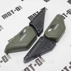 Пластик боковой центральный (л+п), зеленый XY125-22D (COLT 125) Пластик боковой центральный (л+п), зеленый XY125-22D (COLT 125)