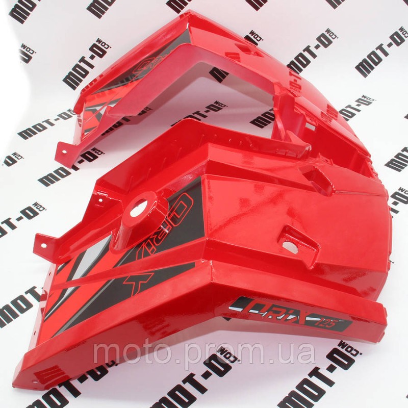 Пластик передний (крылья), красный ATV Orix125