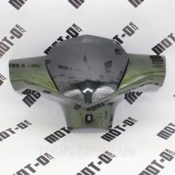 Обтекатель поворотов+накладка (голова), зеленый FADA JOG-N YB125T-3