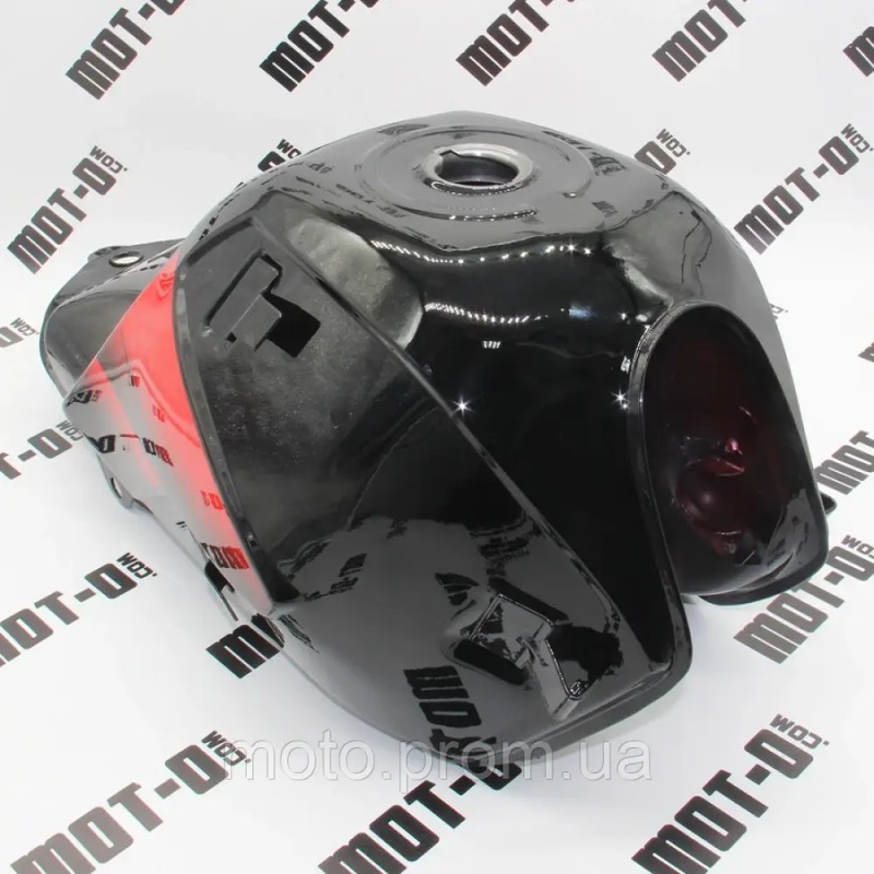 Бак топливный, черно-красный MT250GY-8 (Grader 250)