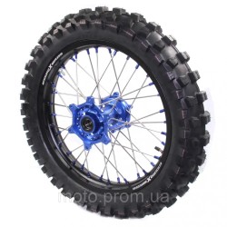 Диск задний+шина, R18 2.15J(ступица синяя) KOVI NC250-4T PRO