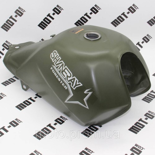 Бак топливный, зеленый Shineray XY150GY-17