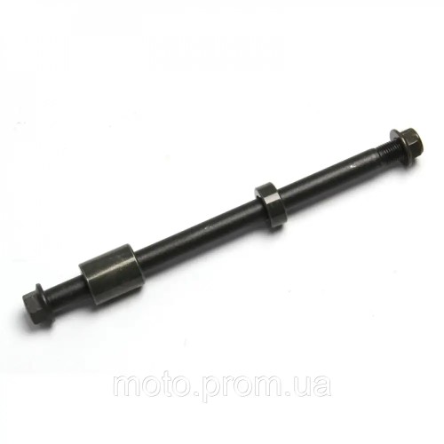 Вісь заднього колеса+втулка (п+л)+гайка Shineray XY150GY-11B