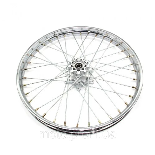 Диск перед. R21*1,60J (хром) (под ось 15мм.) (6 болт. диска) Shineray XY200GY-6С