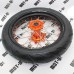 Диск задний+шина, R17*3.50J (ступица оранжевая) KOVI 