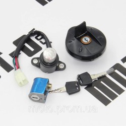Замок зажигания (комплект) XY125-22D (COLT 125)