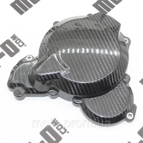 Защита крышки двиг., левая (1шт), carbon KOVI 300-2T 