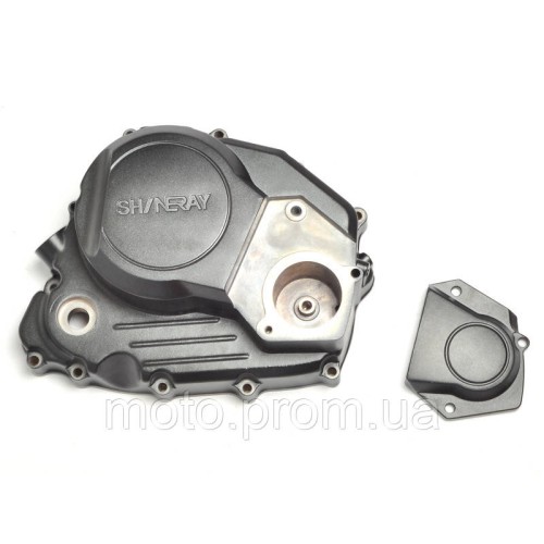 Кришка двигуна, (права)+кришка масляного фільтра Shineray XY150GY-11B