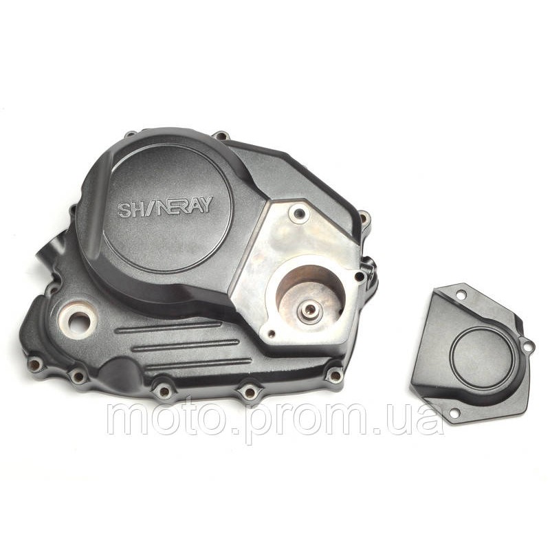 Кришка двигуна, (права)+кришка масляного фільтра Shineray XY150GY-11B