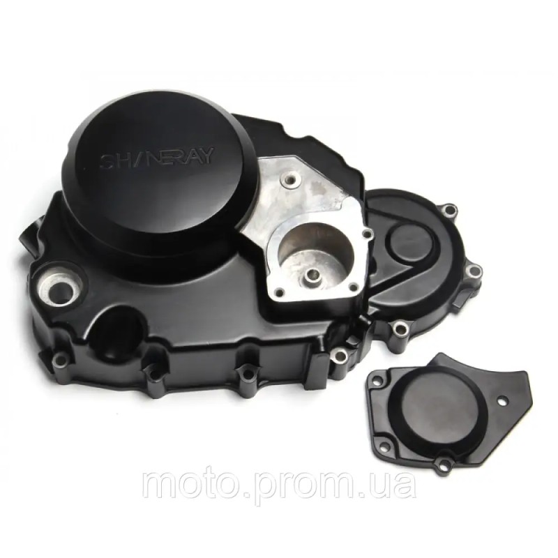Кришка двигуна, (права)+кришка масляного фільтра Shineray XY250GY-6B