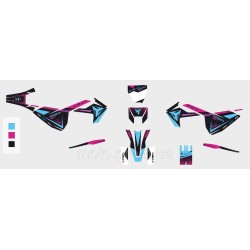 Наклейки на пластик (комплект) KOVI 250-2T PRO