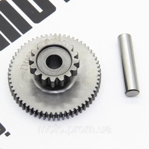Шестерня стартера, большая+шток KOVI CB250-4T LITE