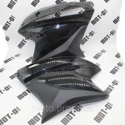 Пластик бака бок. пер. (л+п), черный Shineray XY250GY-6B