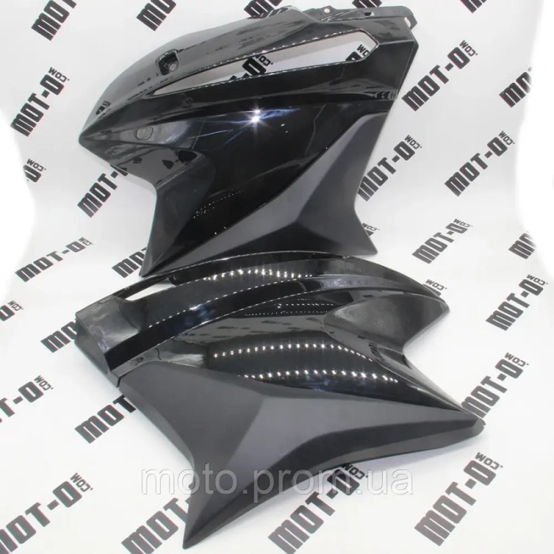 Пластик бака бок. пер. (л+п), черный Shineray XY250GY-6B